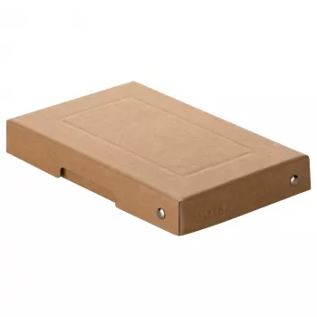 Boîte de rangement FALKEN PURE 310 feuilles brun naturel 12,0 x 18,5 x 2,5 cm, 1 pièce 22001824000F