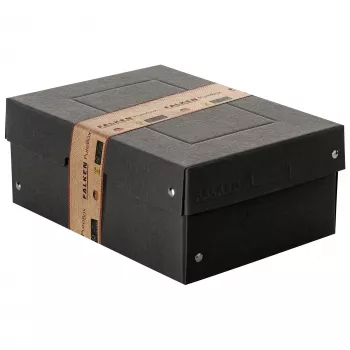 Boîte de rangement FALKEN PURE 4,5 l noire 18,0 x 25,0 x 10,0 cm, 1 pièce (22001720000F)