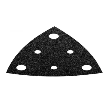 Feuilles abrasives delta auto-agrippantes FEIN 80 mm grain P40, perforées, lot de 35 63717236010