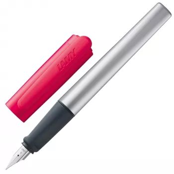 Stylo plume LAMY nexx Crimson/argent plume A pour débutants 1238592