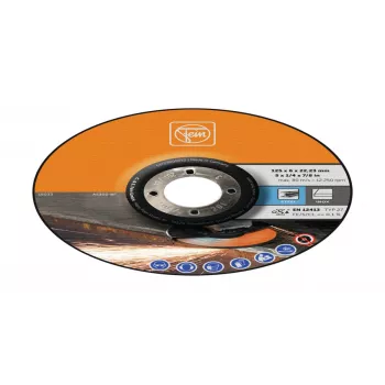 Disque à meuler à moyeu déporté FEIN 63703005010, 125 mm, alésage 22,23 mm, lot de 10