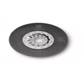 Lame de scie E-Cut Universal HSS FEIN 85mm pack de 5 pour bois, plastique renforcé de fibre de verre, enduit, plaques de plâtre, métaux non ferreux 63502097230