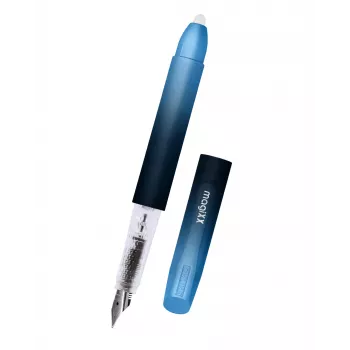 Stylo-plume ONLINE magiXX Deep Ocean, plume moyenne, bleu, ensemble avec 2 cartouches (55104/3D)