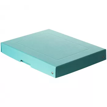 Boîte de rangement FALKEN PURE 500 feuilles bleu pastel 24,0 x 32,0 x 4,0 cm, 1 pièce (22001856000F)