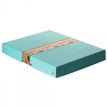Boîte de rangement FALKEN PURE 500 feuilles bleu pastel 24,0 x 32,0 x 4,0 cm, 1 pièce (22001856000F)