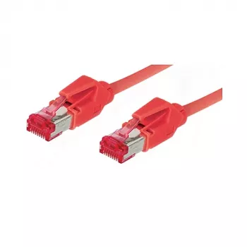Câble patch Good Connections Cat.6 S/FTP PiMF sans halogène, Hirose RJ45, rouge, 5 m (8066-105R)