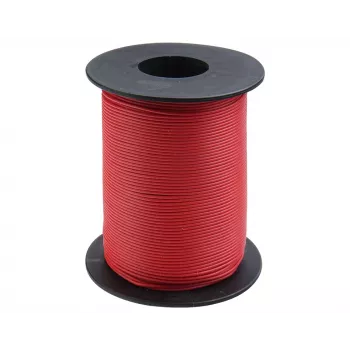 Fil de câblage Donau Elektronik 105-0-100 1 x 0,20 mm² rouge 100 m