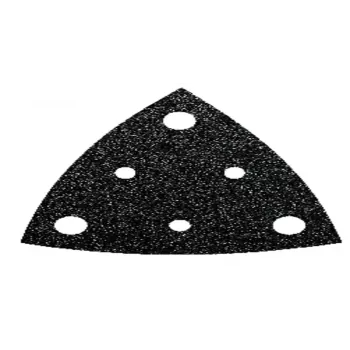 Feuilles abrasives delta Fein à fixation auto-agrippante, 80 mm, grain 240, lot de 50 63717116016