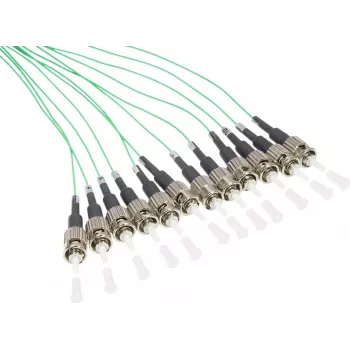 Câble patch fibre optique GoodConnections Alcasa LW-802PT 2 m 12x ST turquoise (LW-802PT)