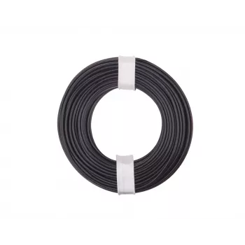 Fil de câblage souple Donau Elektronik 175-011 LiY 1 x 0,75 mm² noir