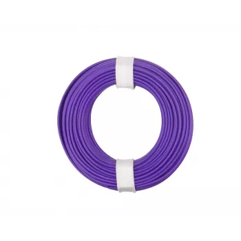Fil de câblage Donau Elektronik 175-016 LiY 1 x 0,75 mm² violet (par unité)