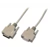 Câble prolongateur pour joystick Good Connections, surmoulé, 1,8 m, avec vis moletées