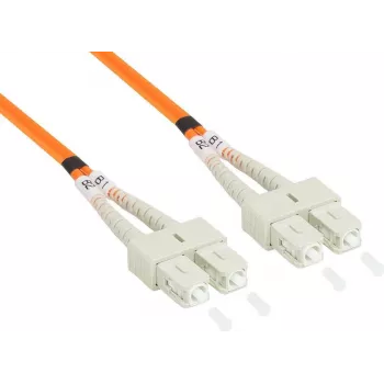 Câble patch fibre optique OM2 duplex multimode SC/SC GoodConnections, 15 m LW-815SC