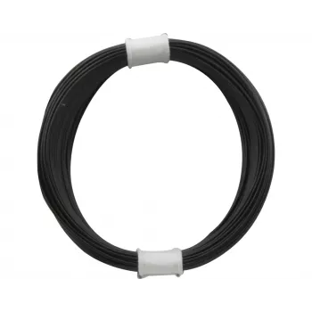 Fil souple Donau Elektronik 110-1 1 x 0,04 mm² noir 10 m