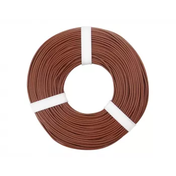Fil souple Donau Elektronik 125-058 1 x 0,25 mm² marron 50 m