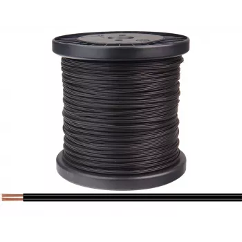 Donau Elektronik 218-11-100 Fil 2 x 0,14 mm² noir 100 m