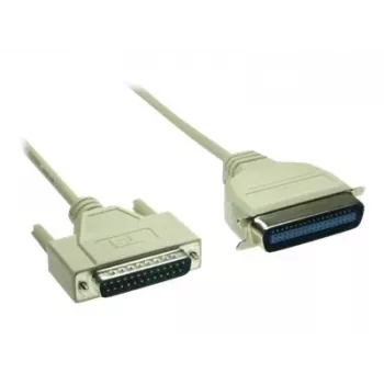 GoodConnections Premium Câble d'imprimante parallèle, DB25 mâle vers Centronics 36 mâle, 0,6 m, gris, double blindage 4090-06