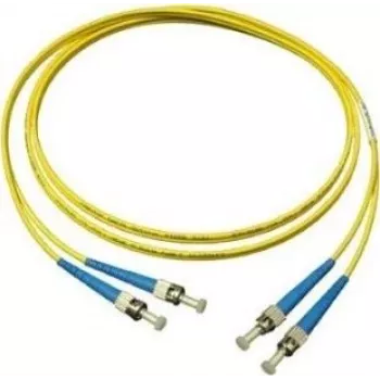 Câble patch fibre optique GoodConnections LW-905ST monomode duplex ST/ST, 9/125 µm OS2, 5 m, jaune