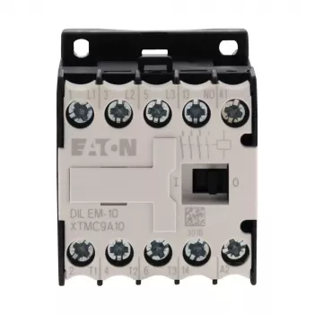 Eaton DILEM-10 mini-contacteur 230 V AC 50 Hz / 240 V AC 60 Hz, 3 pôles, 9 A, 1NO, 690 V, rail DIN 051786