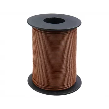 Donau Elektronik 105-8-100 Fil de câblage 1 x 0,20 mm² marron 100 m
