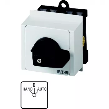 Eaton T0-3-15433/IVS Interrupteur 3 pôles, IP30, noir/blanc 055467