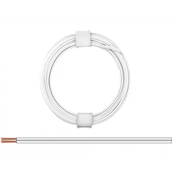 Donau Elektronik 114-55 Fil 2 x 0,08 mm² blanc 5 m