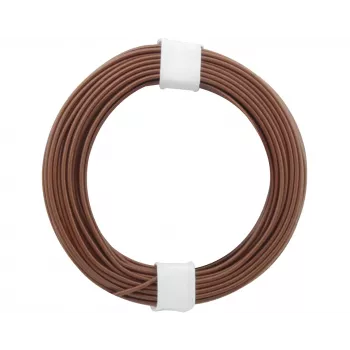 Donau Elektronik 118-8 Fil 1 x 0,14 mm² marron 10 m