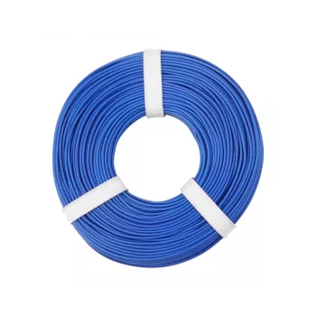 Donau Elektronik 125-052 Fil de câblage 1 x 0,25 mm² bleu 50 m