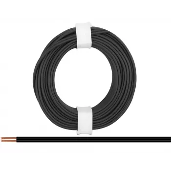 Donau Elektronik 218-11 fil souple 2 x 0,14 mm² noir 5 m