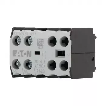 Eaton 20DILE bloc de contacts auxiliaires, 45 x 86 x 58 mm, -25 à 50 °C, noir/blanc 010208