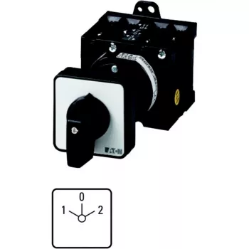 Eaton T3-3-8401/Z Toggle Switch, 3-Pole, Black/Metallic 035739