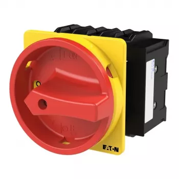 Eaton P3-100/EA/SVB/HI11 interrupteur à bascule tripolaire, noir/rouge/jaune 029383