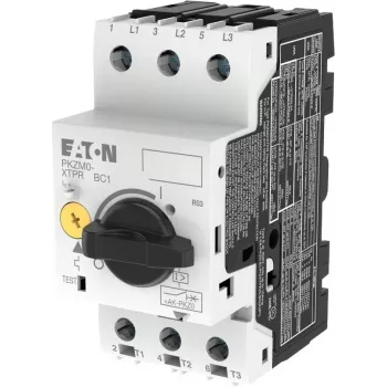 EATON PKZM0-0.25 disjoncteur de protection moteur, 0,25 A, tripolaire, bouton rotatif, 0,06 kW à 400 V 072731