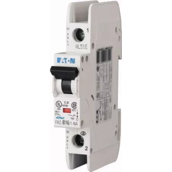 Eaton FAZ-C10/1-NA disjoncteur miniature (MCB), 10 A, unipolaire, courbe C, 6 kA, 230 V AC, rail DIN 102087