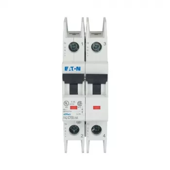 Eaton FAZ-C15/2-NA disjoncteur miniature (MCB) 15 A bipolaire courbe C 102169
