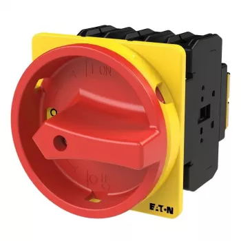 Eaton P3-100/EA/SVB interrupteur principal verrouillable 100 A tripolaire, rouge/jaune