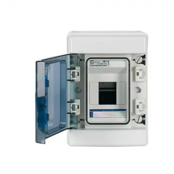 Eaton 174221 IKA-1/4-ST petit tableau de distribution en saillie, 4 modules, 1 rangée