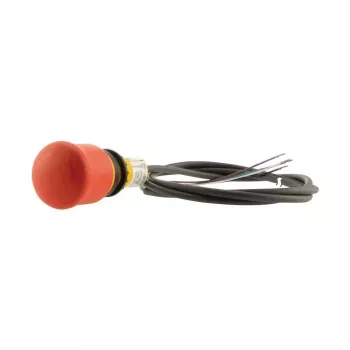 Eaton C22-PVT-K02-P62 bouton-poussoir d'arrêt d'urgence, 24 V AC/DC, 4 A, 2 NC, déverrouillage par rotation, tête champignon rouge, IP69K 185176
