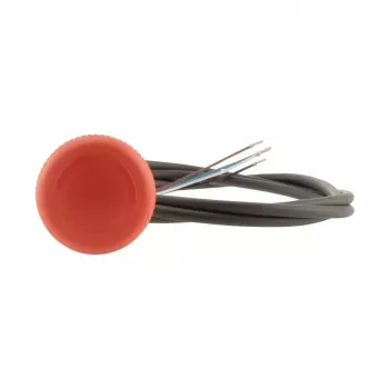 Eaton C22-PVT-K02-P62 bouton-poussoir d'arrêt d'urgence, 24 V AC/DC, 4 A, 2 NC, déverrouillage par rotation, tête champignon rouge, IP69K 185176