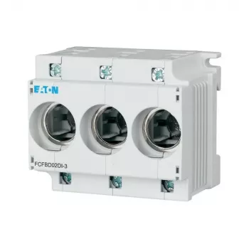 Porte-fusible Eaton FCFBD02DI-3 D02 3 pôles, E18, 400 V AC, 63 A, rail DIN 148810