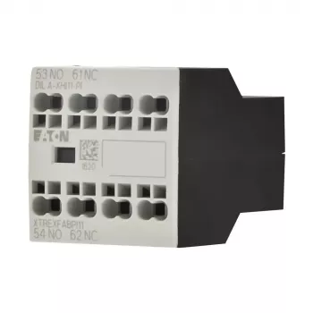 Eaton DILA-XHI11-PI bloc de contacts auxiliaires, 1NO+1NC, bornes push-in, pour contacteurs DILM7-DILM38 199314