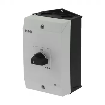 Eaton P1-25/I2 interrupteur principal 3 pôles 25 A, levier noir/blanc, montage en façade 207299
