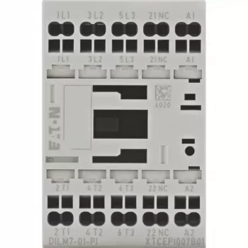 EATON DILM7-01(24VDC) contacteur de puissance 3 pôles 400 V 3 kW 1NC 24 V DC 199228