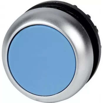 Eaton M22-DR-B bouton-poussoir, bleu, chrome, plastique, IP66/IP67/IP69 216623