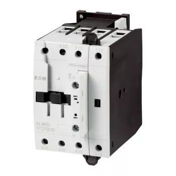 Eaton DILMP63 contacteur de puissance, 3 pôles, 63 A, bobine 230 V AC 50 Hz / 240 V AC 60 Hz, 1 NO + 1 NC, IP00 109855