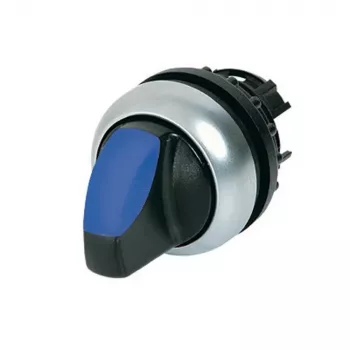 Eaton M22-WRLK-B actionneur de sélecteur lumineux, bouton rotatif, 2 positions, à verrouillage, noir