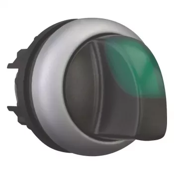 Eaton M22-WLK3-G interrupteur à bascule, noir/vert/argent 216837