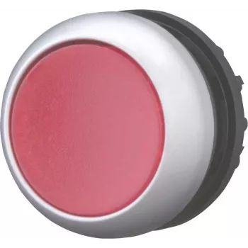 Eaton M22-DRL-R interrupteur à bouton-poussoir, noir/métallique/rouge 216946