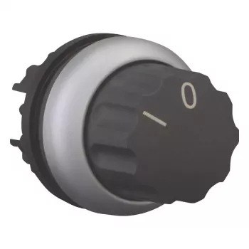 Eaton M22-W actionneur de sélecteur, anneau frontal en plastique, noir
