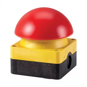 Interrupteur à pédale/paume EATON FAK-R/V/KC11/IY, 1NO, 6A, 230V AC, IP67, jaune 229748